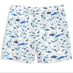 White Boxers w/ Blue Fish & Sharks